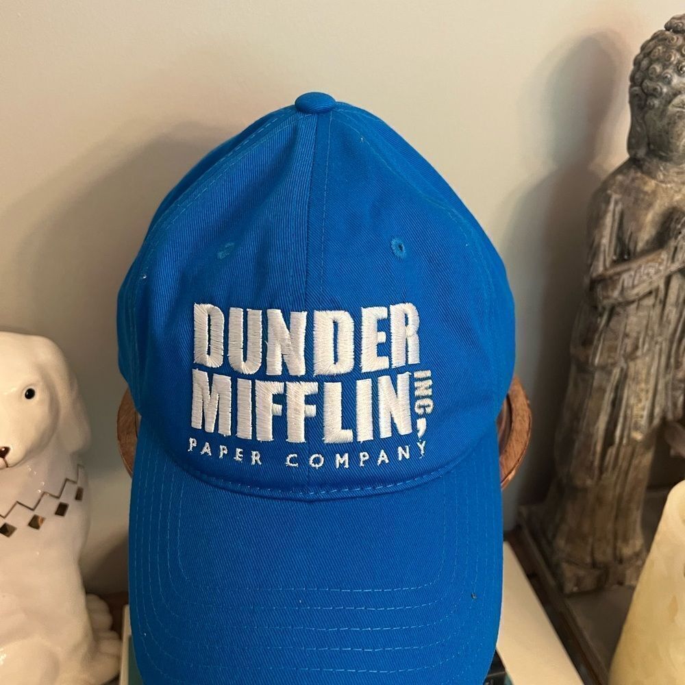 The Office Dunder Mifflin Paper Company Blue Cap. NWOT.